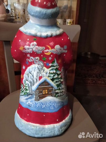 Дед мороз и снегурочка СССР пластик