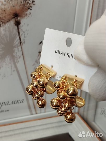 Крупные серьги