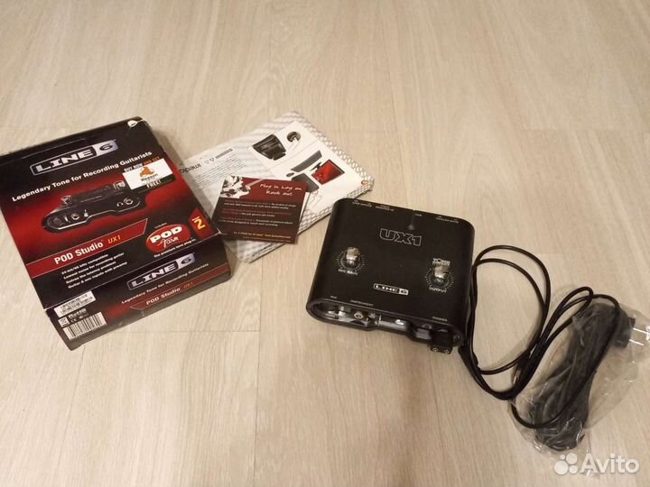 Line 6 pod studio ux1 (студийная звуковая карта)