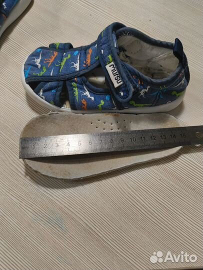 Сандали тканевые 25