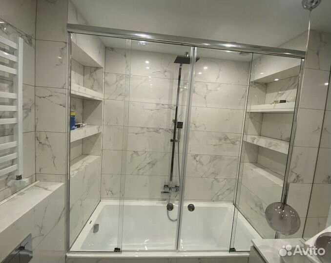 Душевая кабинка с раздвижной дверью