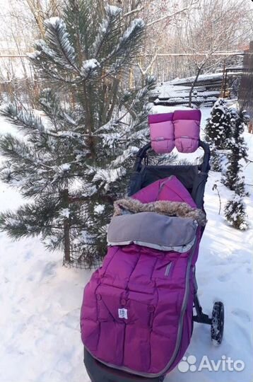 Конверт в коляску 7AM enfant с муфтами