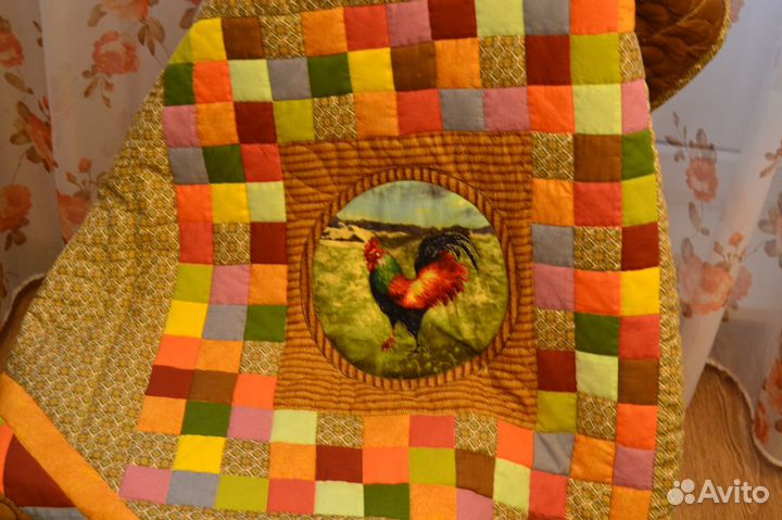 Одеяло детское лоскутное ручной работы