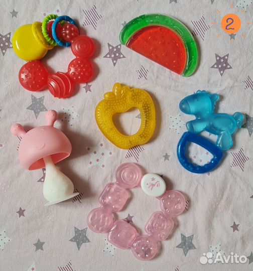 Детские игрушки Погремушки Грызунки Конструктор