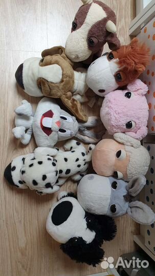 Мягкие игрушки животные