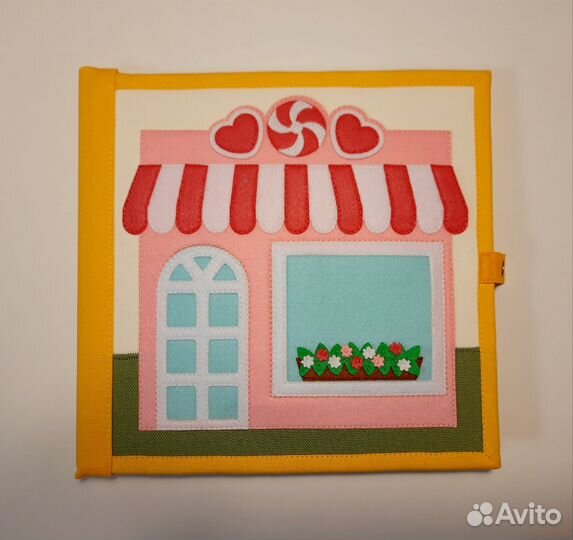 Развивающий планшет из фетра