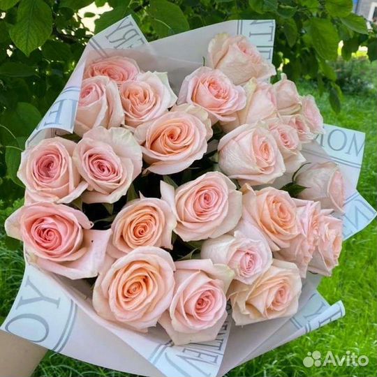 Цветы розы букет