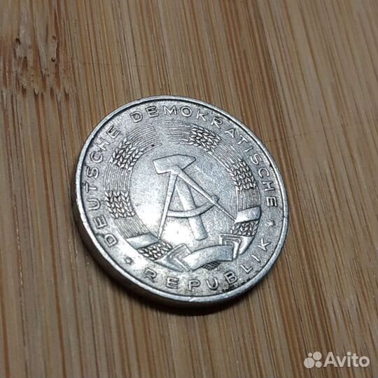 Монета 10 пфеннигов 1968