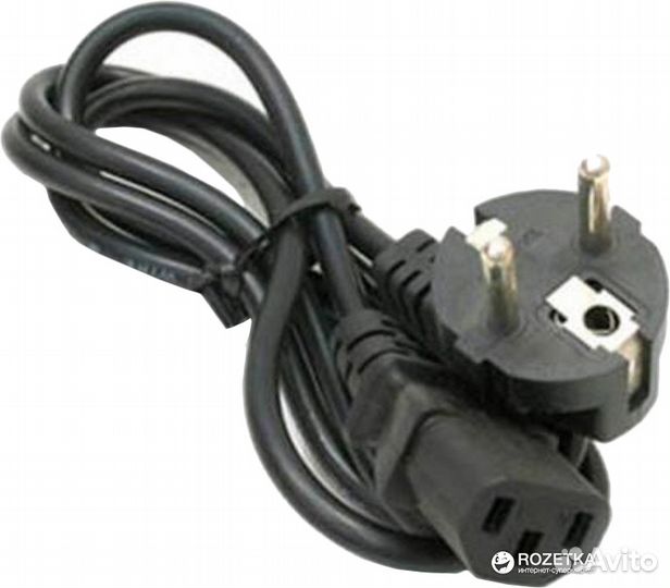 Кабель питания Евро вилка 1,8 метра