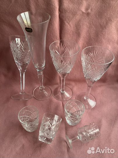 Лафитники фужеры рюмки СССР