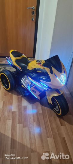 Детский мотоцикл на аккумуляторе