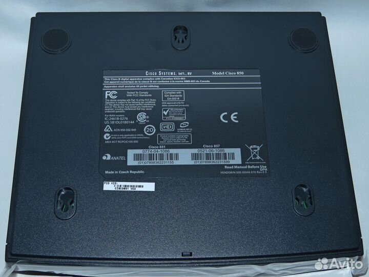 Новый маршрутизатор роутер Cisco 851-K9 в коробке