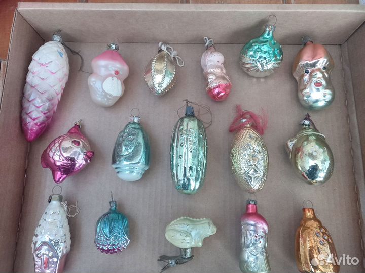 Елочные игрушки СССР