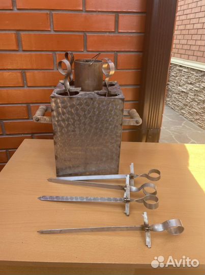 Мангал вертикальный