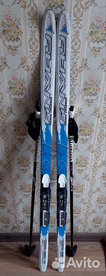 Лыжи беговые детские 140 с ботинками