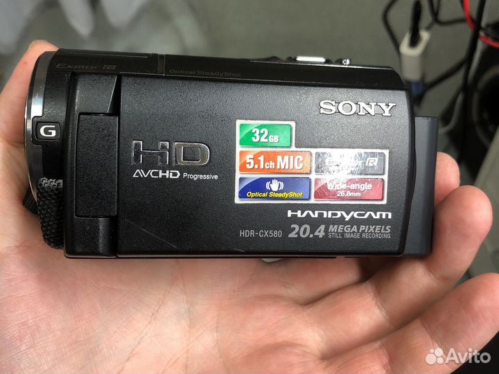 Видеокамера sony hdr-cx580ve