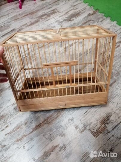 Клетка деревянная для птиц