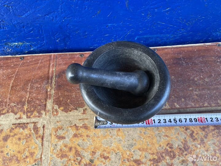 Ступка с пестиком каменная