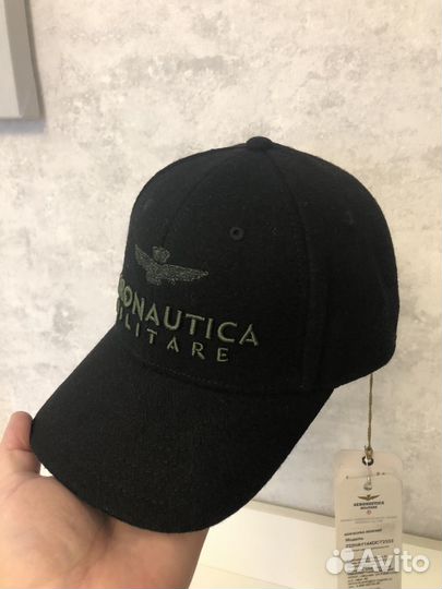 Бейсболка женская зимняя aeronautica, оригинал