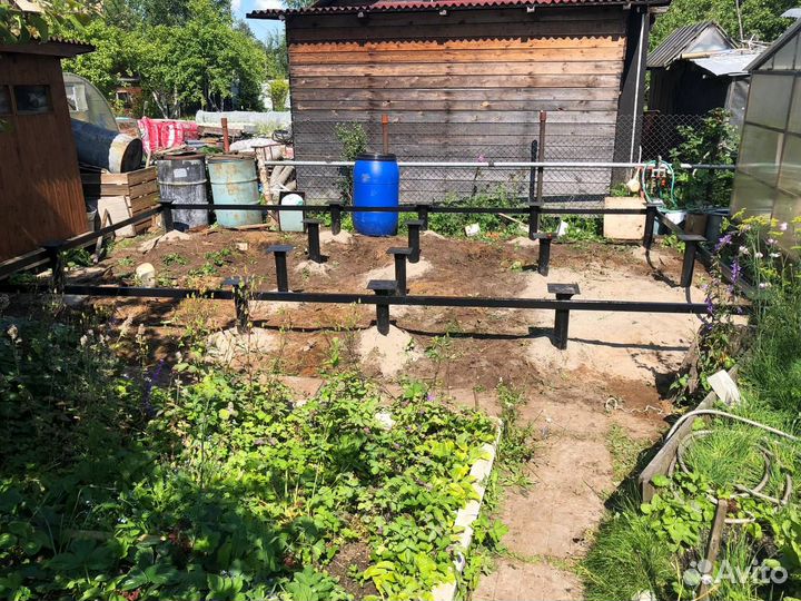 Ручной и механический монтаж сваи