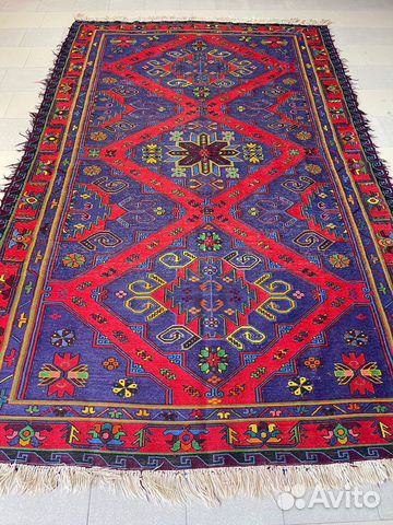 Старинный Сумах Ковер Ручной Работы, 3.25/2