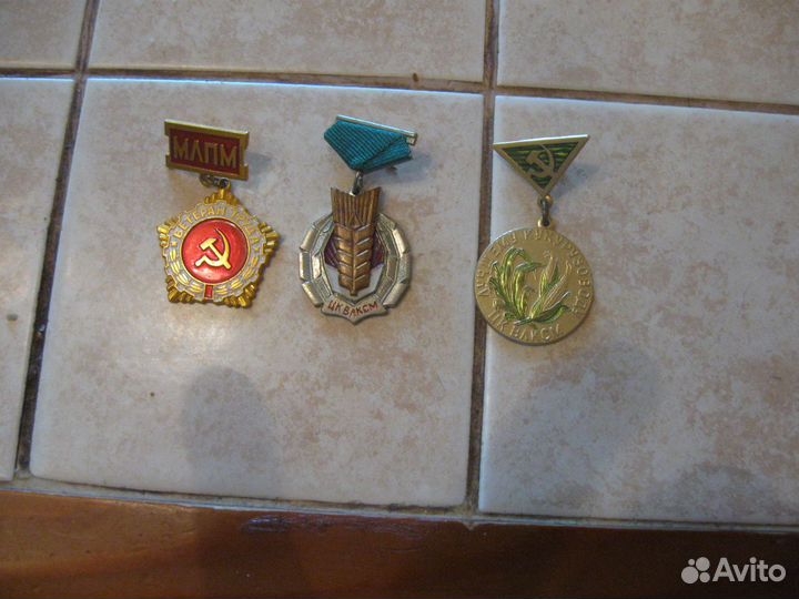 Знак Золотой колос цк влксм