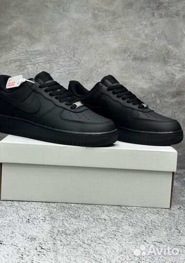 Кроссовки Nike Air Force 1 Supreme Black