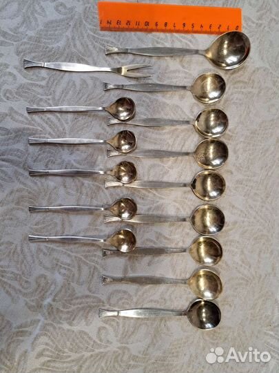 Мельхиоровые ложки Рыбки