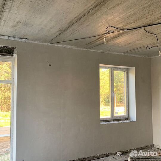 Механизированная машинная штукатурка