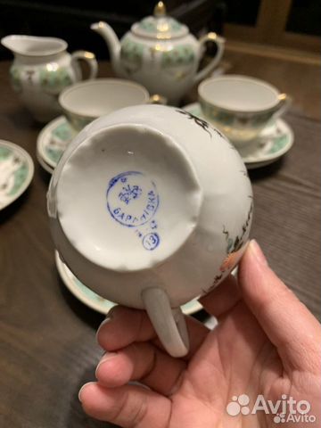 Винтажный фарфоровый сервиз СССР