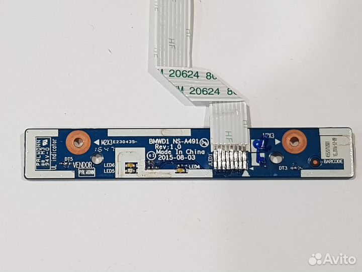 Плата кнопок тачпада для ноутбука Lenovo B71-80