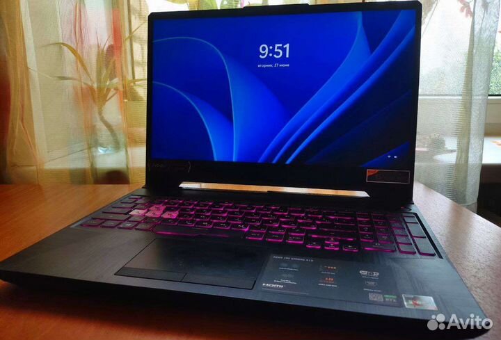 Игровой Asus Tuf gaming A15 fa506ic