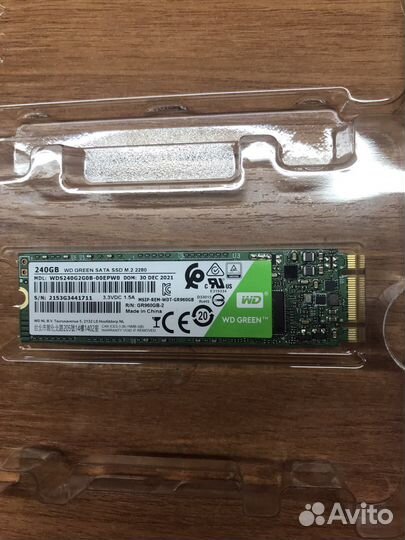 Ssd WD green 240 gb M2
