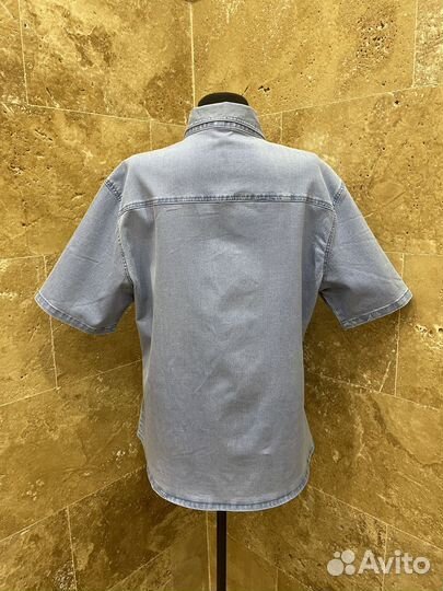 Рубашка джинсовая размер XXL