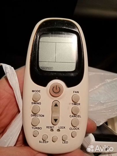 Пульт от кондиционера zanusi, leisar, Panasonic