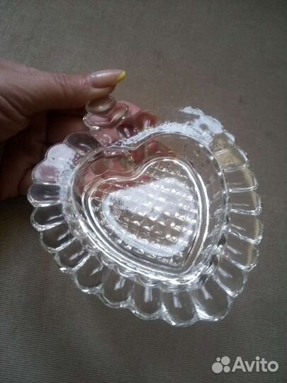 Набор хрустальных розеток для варенья СССР