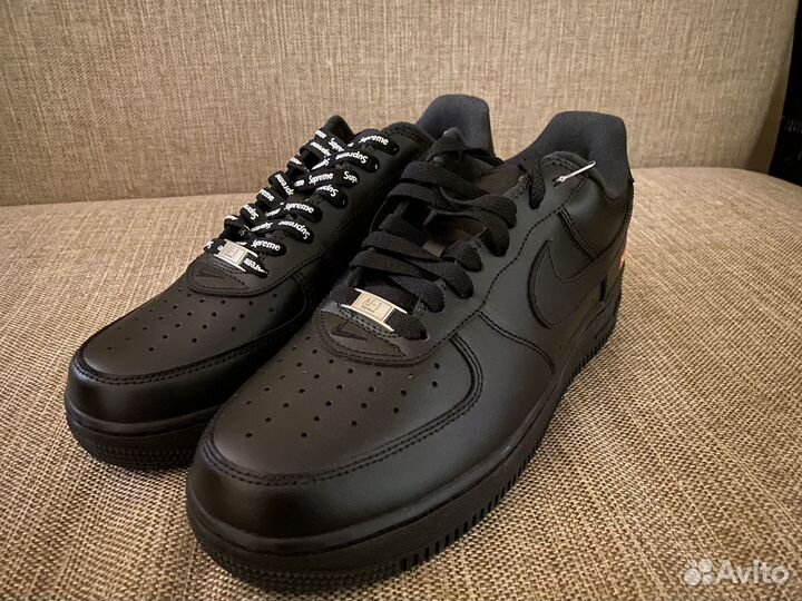 Nike air force 1 low black Supreme