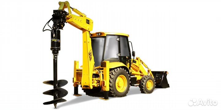 Услуги экскаватора погрузчика, ямобура