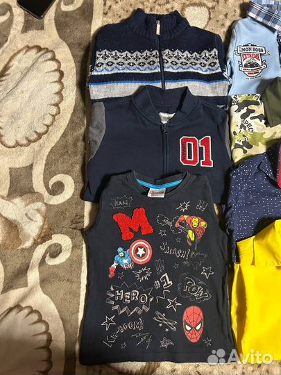 Детские вещи пакетом на мальчика 110