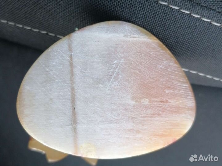 Подсвечник бронза камень селенит