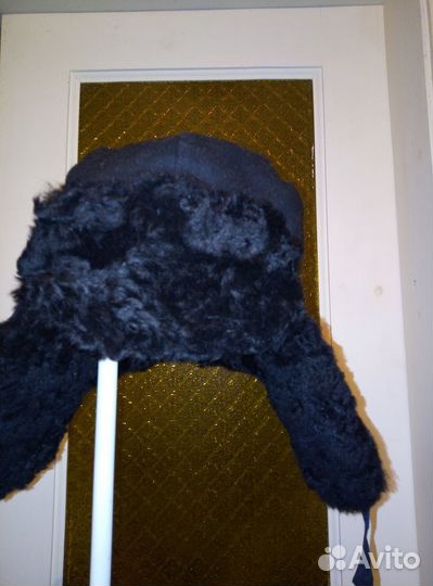 Шапка ушанка детская, Новая,мех натур