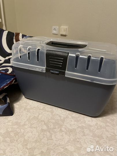 Переноска для мелких грызунов с утепленной сумкой