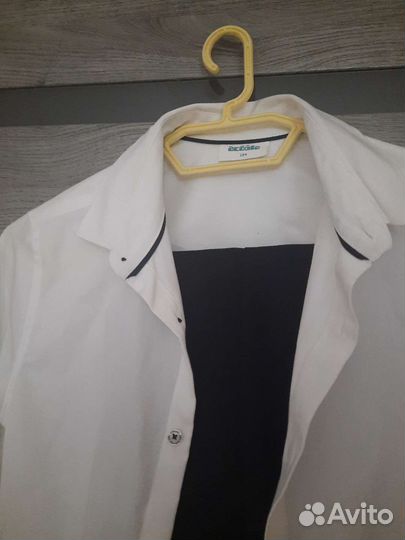 Рубашка белая новая 164