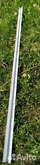 Угол внутр. металл белый 2,5 м. Доборный элемент