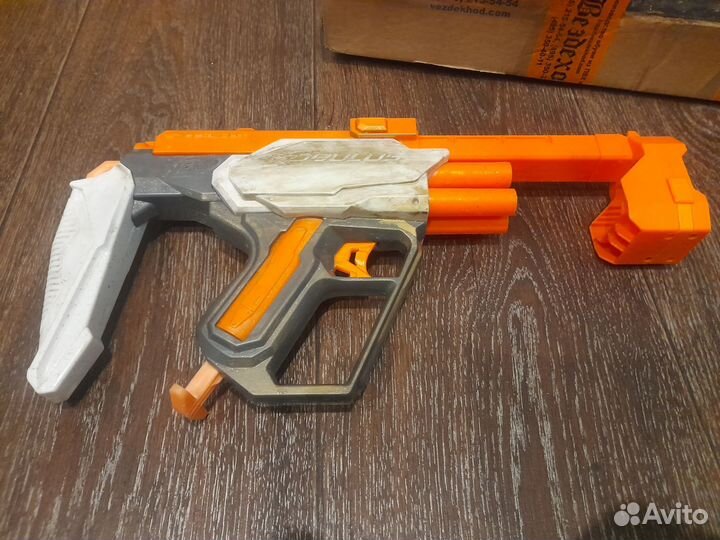 Редкий Бластер Nerf с позолотой