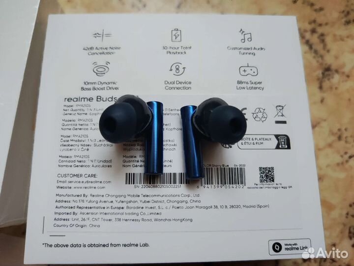 Realme buds air 3 наушники