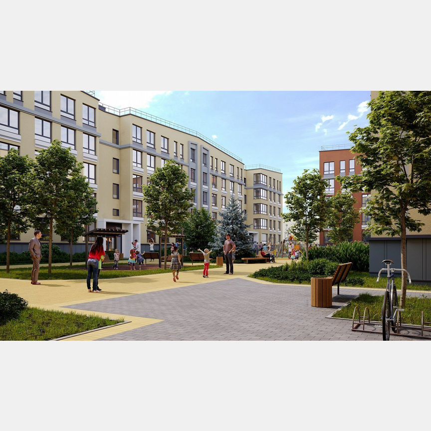 1-к. квартира, 38,9 м², 3/5 эт.