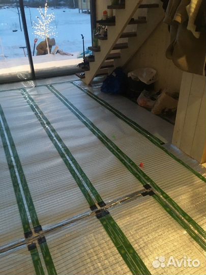 Монтаж электрического теплого пола