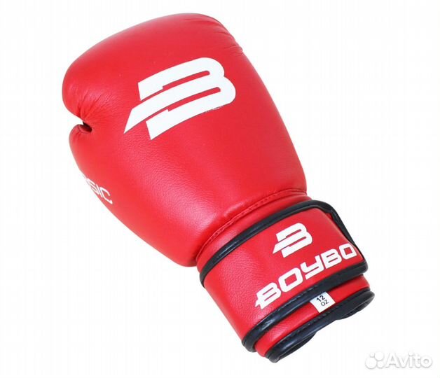 Перчатки для бокса BoyBo Basic красные (10 oz)