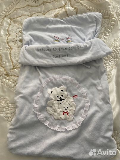 Конверт на выписку для мальчика осень